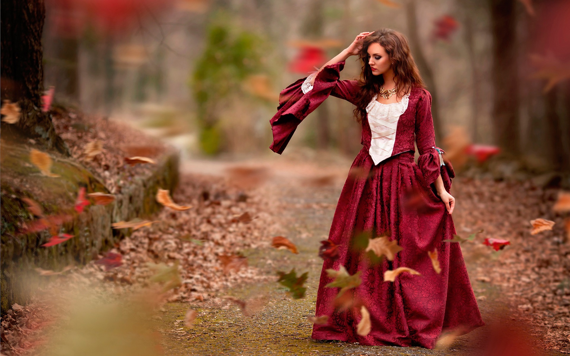 Autumn-leaves-red-dress-girl-wind_1920x1200.jpg