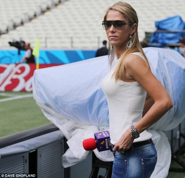 Ines Sainz Hottest Female Reporter World Cup at the Mexican TV